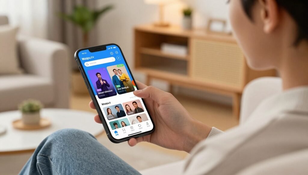 Waipu.tv App für mobiles Live TV Streaming
