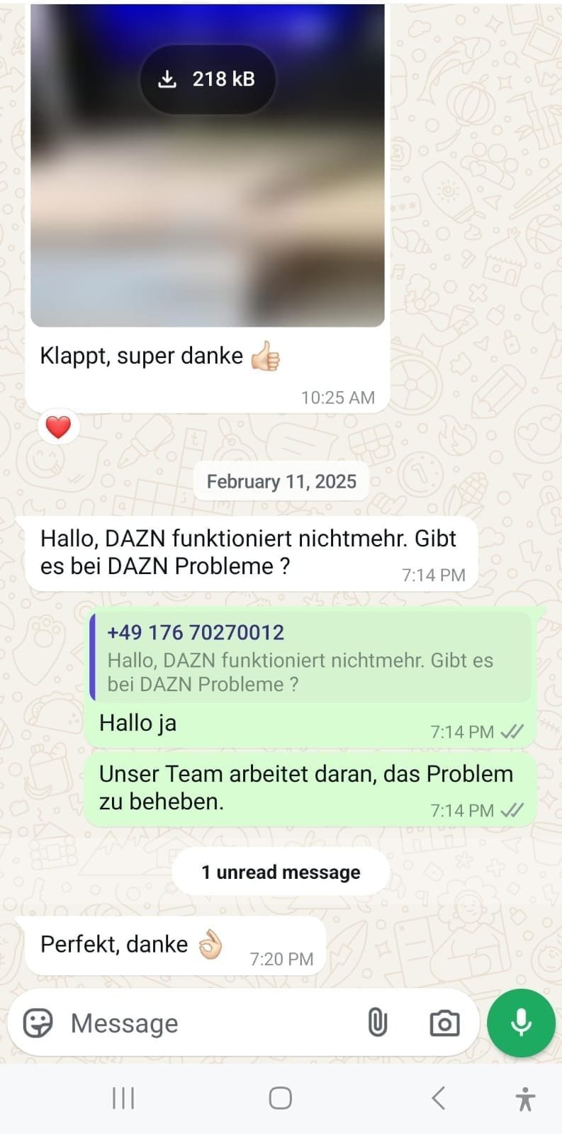 WhatsApp Bewertung 2