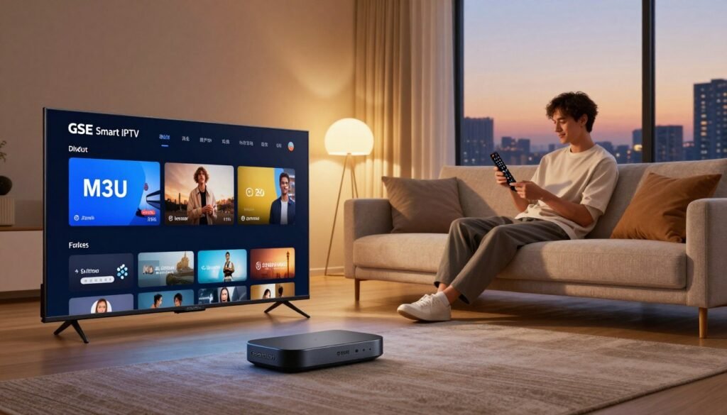GSE Smart IPTV m3u wiedergabeliste und iptv chromecast